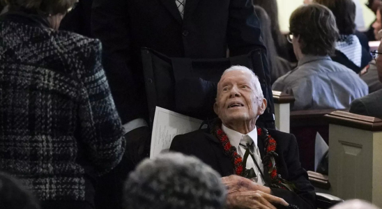 Der ehemalige US Praesident Jimmy Carter absolviert ein Jahr im Hospiz