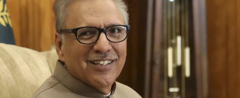 Der pakistanische Praesident Arif Alvi sagte die Buerger haetten bei