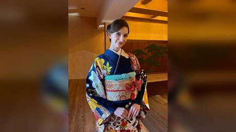 Die in der Ukraine geborene Gewinnerin der Miss Japan gibt