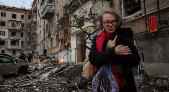 Die zweitgroesste Stadt der Ukraine Charkiw macht trotz russischer Angriffe
