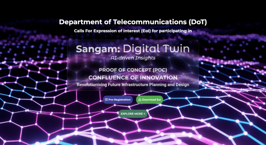 Dot stellt „Sangam Digital Twin Initiative fuer Infrastrukturplanung mit 5G KI