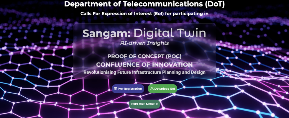Dot stellt „Sangam Digital Twin Initiative fuer Infrastrukturplanung mit 5G KI