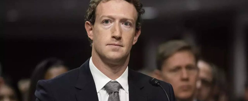Facebook Gruender Mark Zuckerberg sagt die Altersueberpruefung liege nicht in seiner