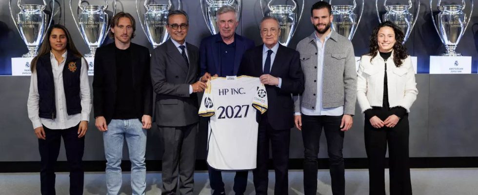 HP und Real Madrid Football Club geben Technologie Sponsoring Vereinbarung bekannt