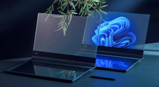 Lenovo koennte auf dem MWC 2024 einen transparenten Laptop vorstellen