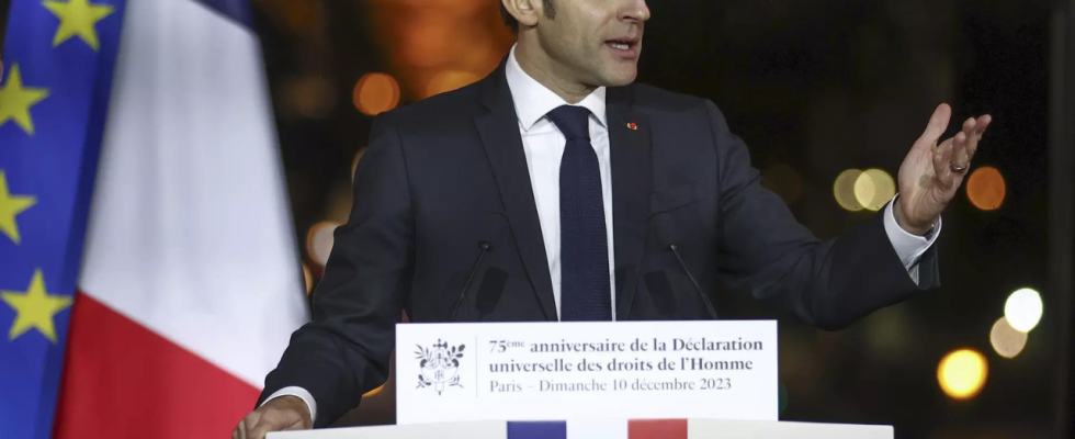 Macron wird diese Woche mit Katars Emir Al Thani ueber Gaza