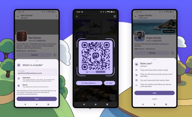 Mastodon Benutzer koennen ihr Profil jetzt per QR Code auf Android teilen