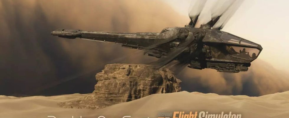 Microsoft Flight Simulator erhaelt Dune Crossover Erweiterung