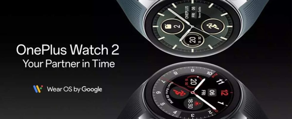 OnePlus Watch 2 Smartwatch mit Militaerzertifizierung Dual Betriebssystem auf den Markt