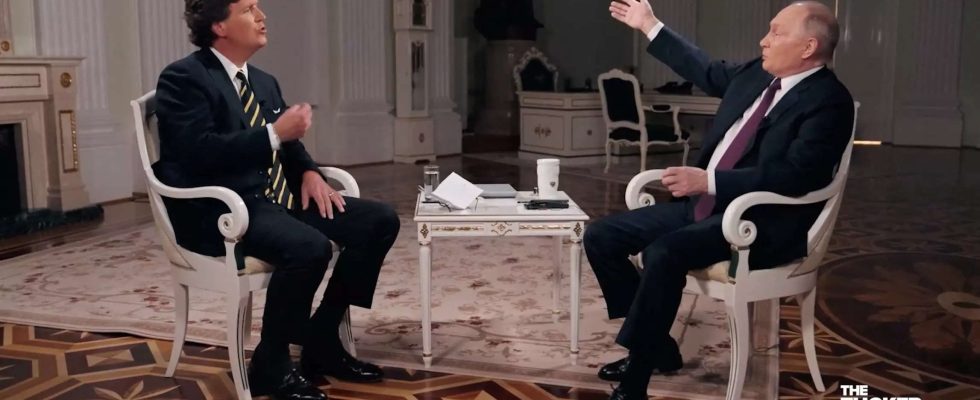 Putins harte Linie zur Ukraine im Interview mit Tucker Carlson