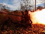 Russische Raketenangriffe auf Kiew und andere ukrainische Staedte Krieg