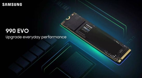 Samsungs neue 990 EVO SSD bietet 1 TB Speicher fuer
