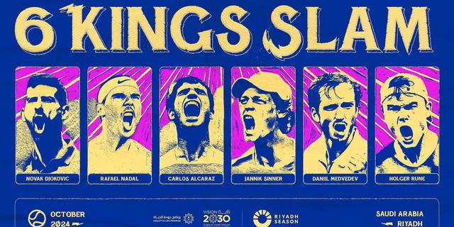 Saudi Arabien organisiert waehrend der ATP Saison ein Demonstrationsturnier mit sechs Topspielern