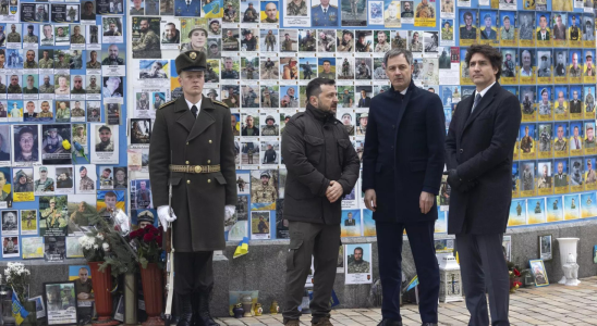 Selenskyj begruesst westliche Fuehrer da die Ukraine zwei Jahre nach
