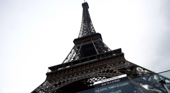 Streik am Eiffelturm schliesst eines der weltweit beliebtesten Baudenkmaeler fuer