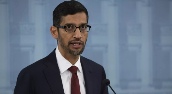 Sundar Pichai CEO von Google erklaert warum das Unternehmen Bard