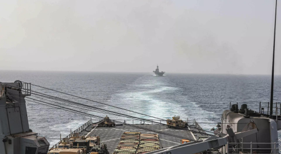 US Militaer schiesst sieben Huthi Raketen ab die auf das Rote Meer