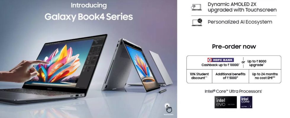 Vorreservierung der Samsung Galaxy Book 4 Serie ab 20 Februar in