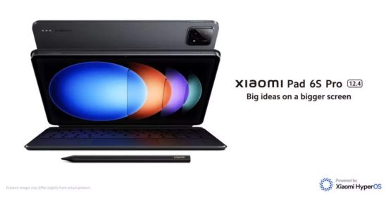 Xiaomi Pad 6S Pro 12 GB RAM 120 W Schnellladeunterstuetzung