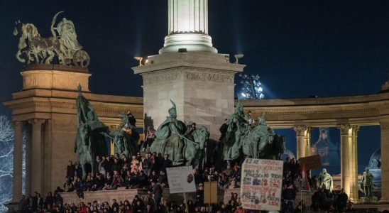 Zehntausende Ungarn demonstrieren fuer Veraenderung nach Ruecktritt des Praesidenten