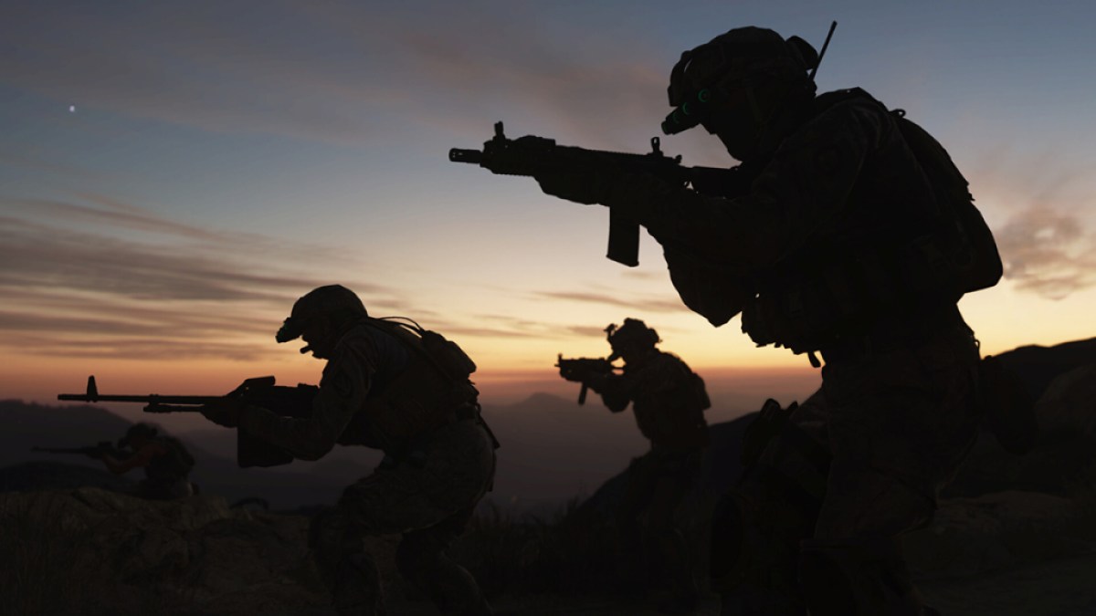 Soldaten mit Waffen in der Nacht.  Dieses Bild ist Teil eines Artikels über Call of Duty 2024, den wichtigsten Teil der Serie seit einem halben Jahrzehnt