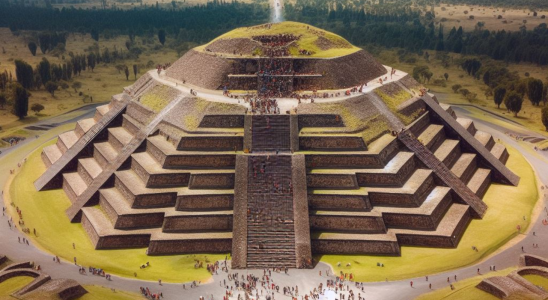 3000 Jahre alte antike Zeremonienpyramide in Zentralmexiko enthuellt