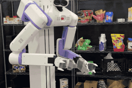 Der fahrbare Humanoid von Reflex Robotics ist hier um Ihnen