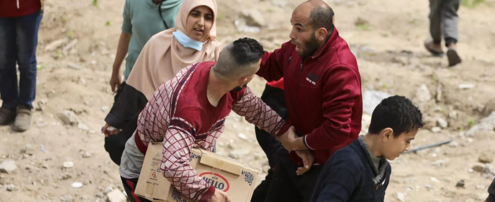 Gaza steht vor einer drohenden Hungersnot da ueber eine Million