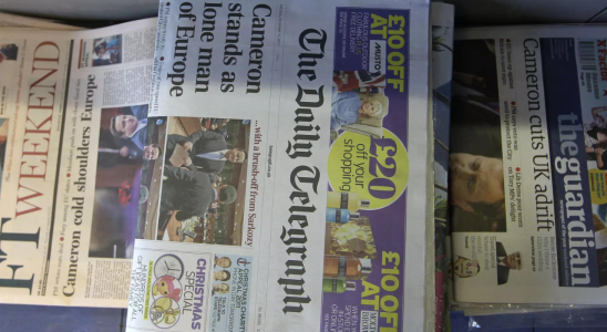 Grossbritannien skizziert einen Plan auslaendischen Staaten den Besitz von Zeitungen