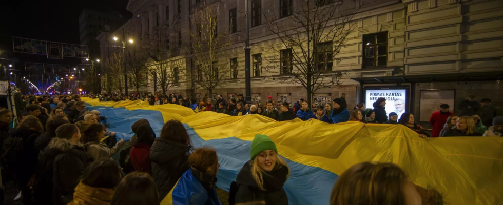 In russischen Grenzregionen dauern die Kaempfe an Pro Kiew Gruppe