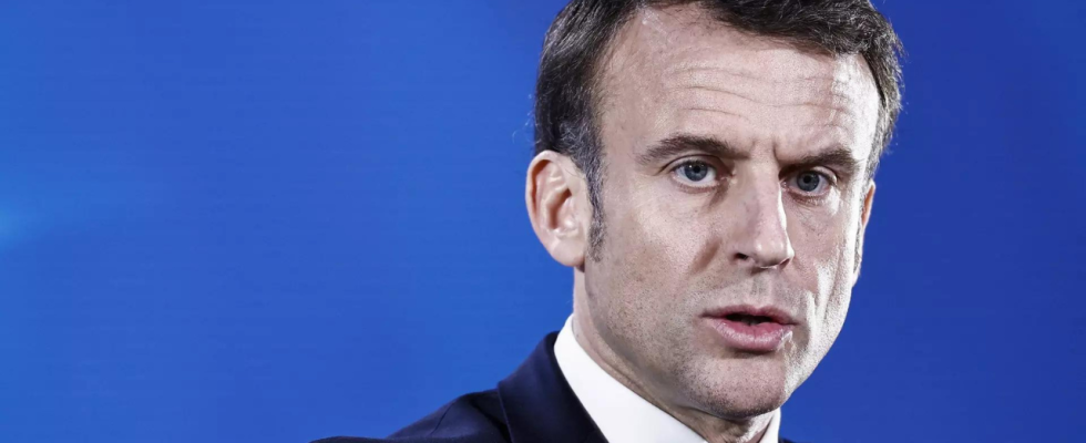 Macron warnt Israel vor einer erzwungenen Bevoelkerungsumsiedlung in Rafah