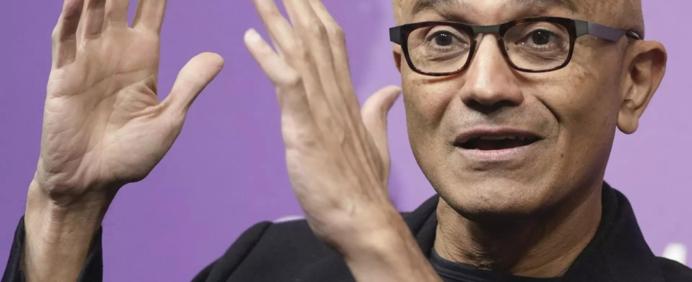 Microsoft CEO Satya Nadella darueber wie KI PCs die Art und Weise