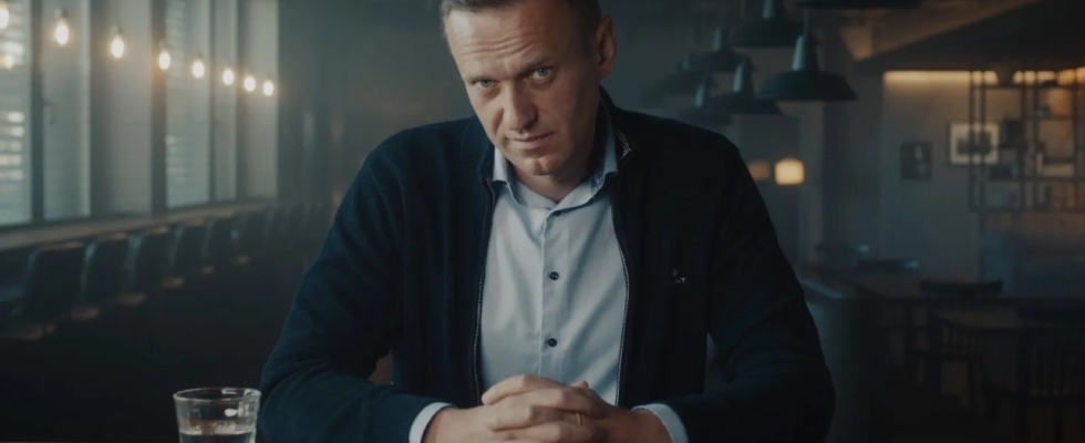 Navalny fuehrt Hollywoods Memoriam Clip an