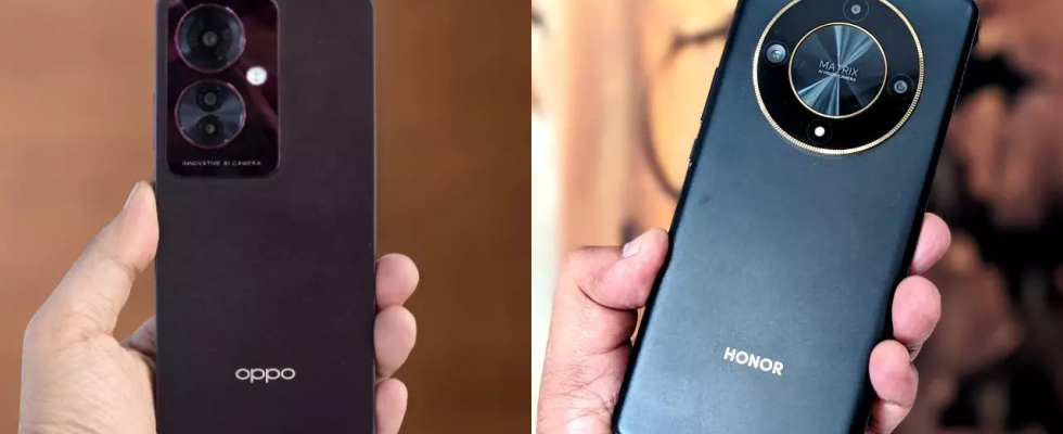 Oppo F25 Pro 5G vs Honor X9b 5G Vergleich der