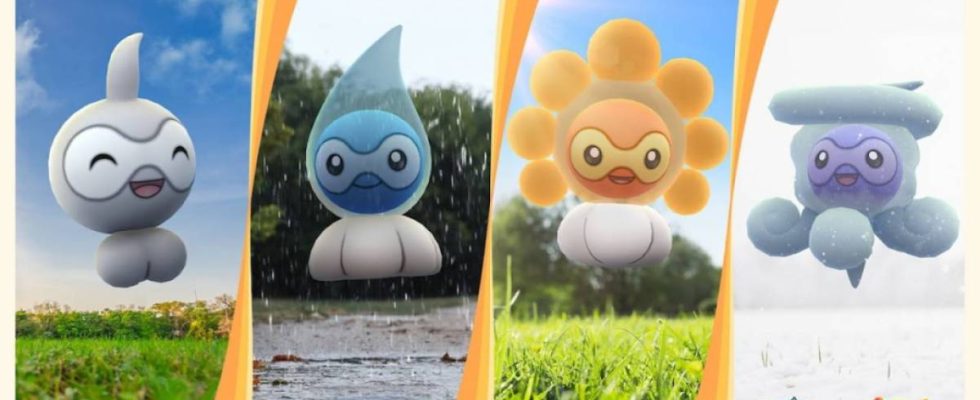 Pokemon GO Spieler erwaegt Beziehungsende wegen der Castform Challenge der Weather Week