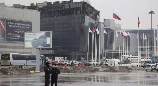 Russland nimmt Verdaechtige eines Anschlags in einem Moskauer Konzertsaal fest