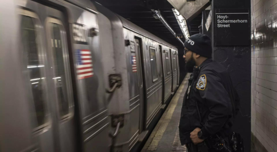 Schuesse in der New Yorker U Bahn Streit zwischen Fremden endet