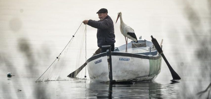 Tuerkischer Fischer erhaelt zum dreizehnten Mal in Folge Besuch vom
