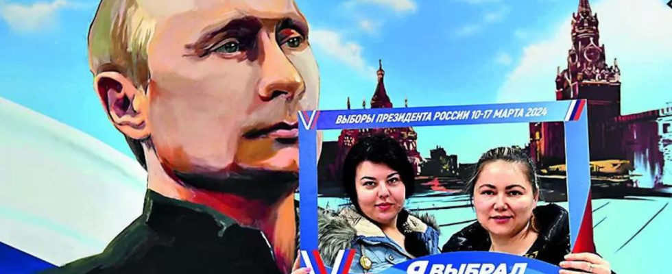 Ukrainische Angriffe erschuettern Russland waehrend die Abstimmung Putins Macht festigt