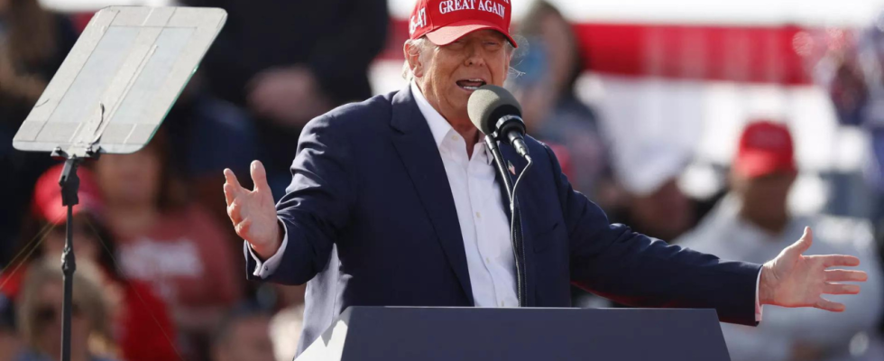 „Blutbad fuer das ganze Land Trump warnt vor einer Niederlage