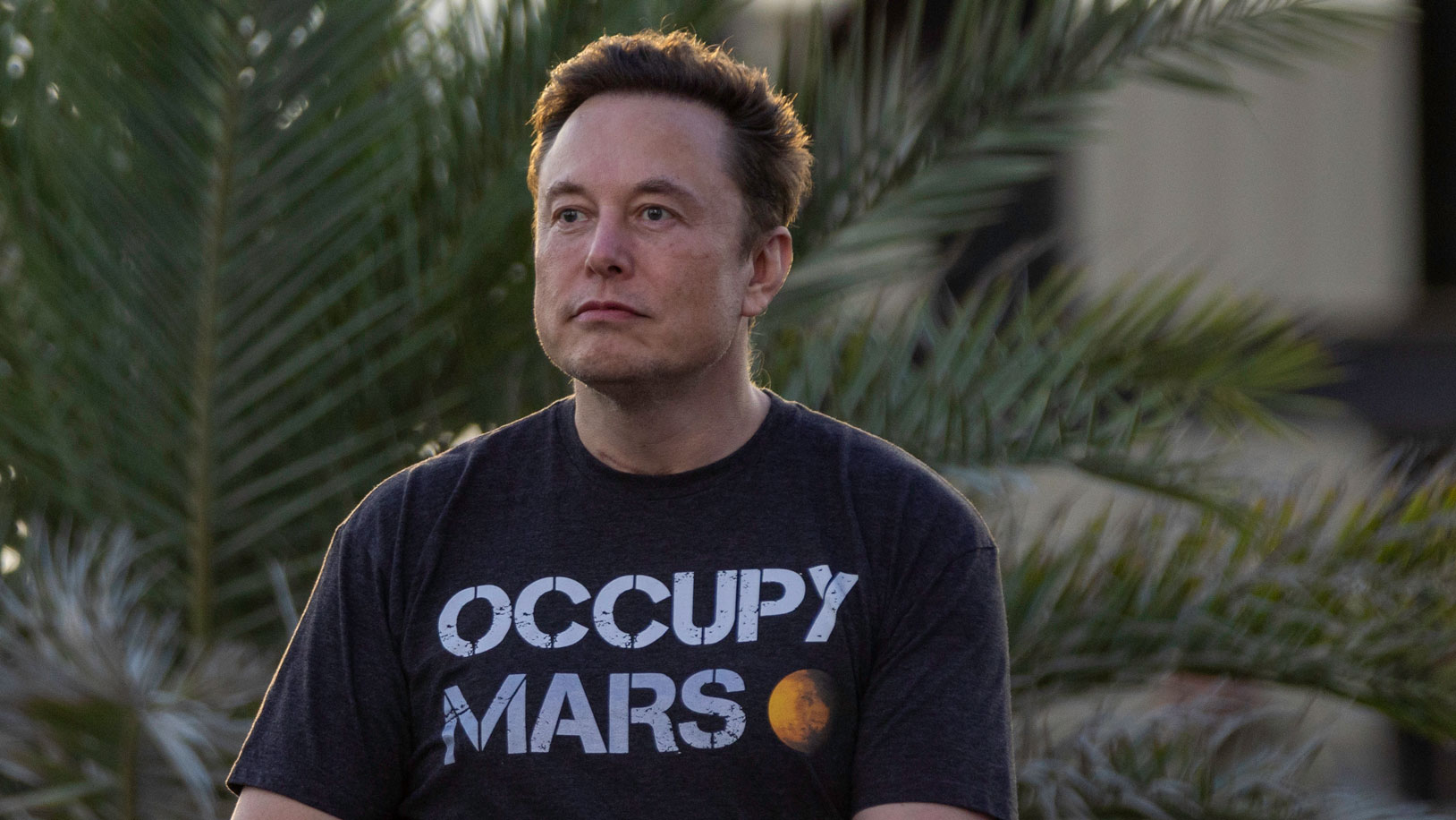 SpaceX-Gründer Elon Musk während einer gemeinsamen Veranstaltung von T-Mobile und SpaceX am 25. August 2022 in Boca Chica Beach, Texas