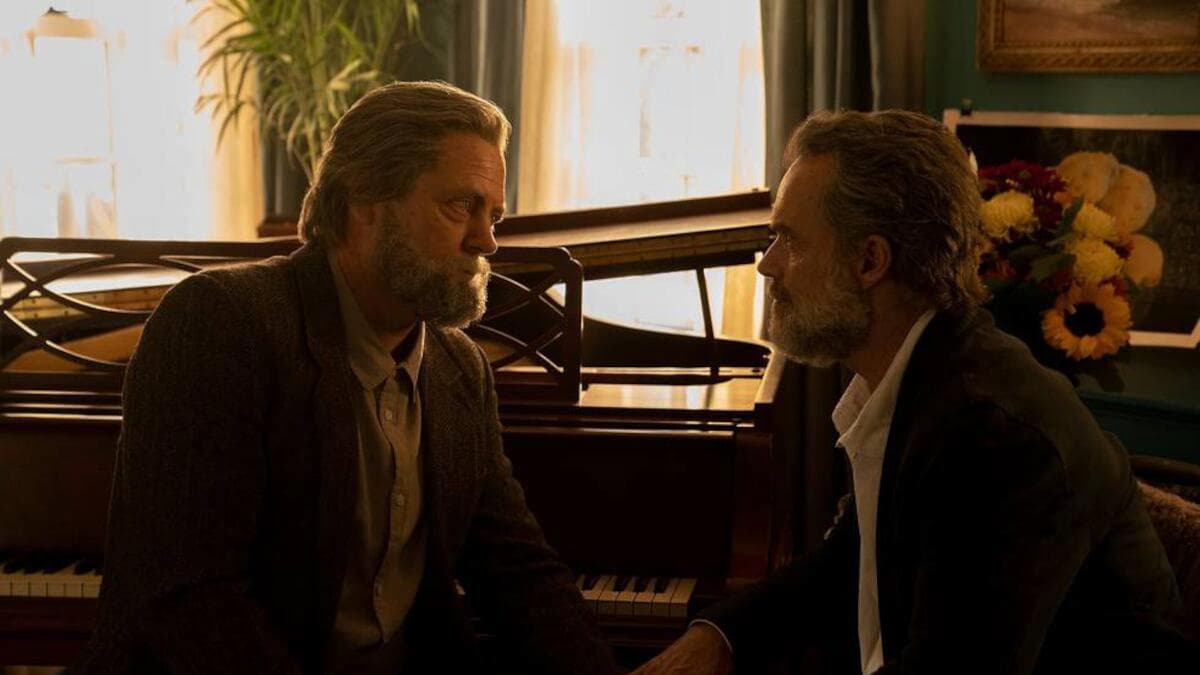 Ein Standbild von Bill und Frank in HBO's The Last of Us