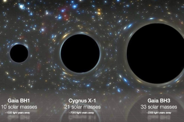 Astronomen finden „zufaellig das groesste stellare Schwarze Loch in der