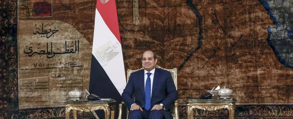 Der aegyptische Praesident Sisi ist fuer seine dritte Amtszeit vereidigt
