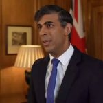 Der britische Premierminister Rishi Sunak beraet ueber strengere Regeln zur