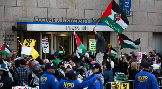 Die Columbia University sagt Kurse aufgrund antiisraelischer Proteste ab