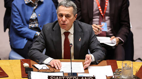 Frieden in der Ukraine ohne Russland unmoeglich – Schweizer Aussenminister