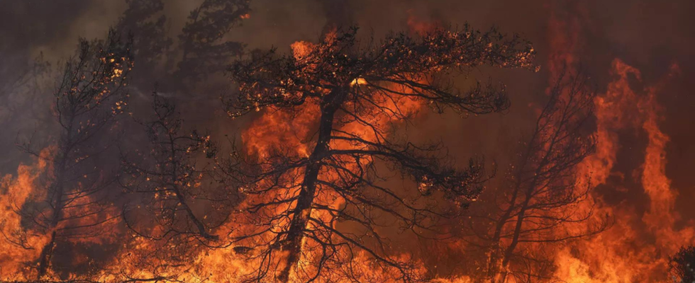 Griechenland loest angesichts frueher Braende die Waldbrandwarnung aus