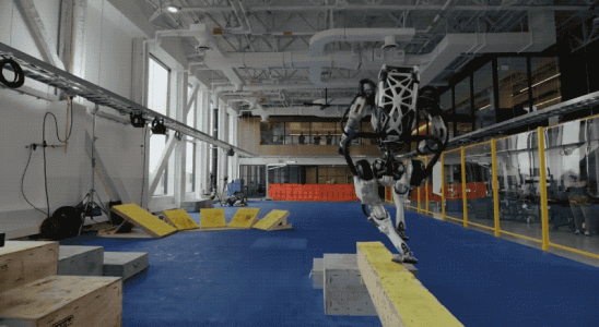 Humanoide Roboter lernen gut zu fallen