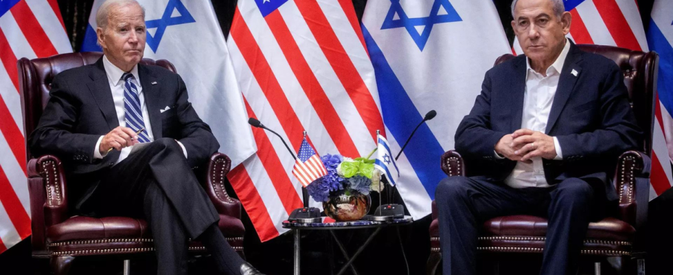 Israel fuegt Gaza Hilfsrouten hinzu waehrend Biden Netanyahu vor einem Politikwechsel